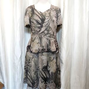 Truffles Green Floral Top and matching skirt